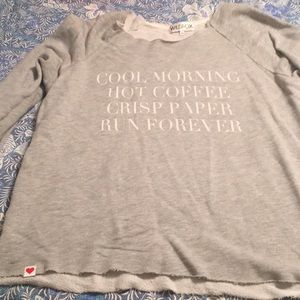 Grey wild fox sweatshirt